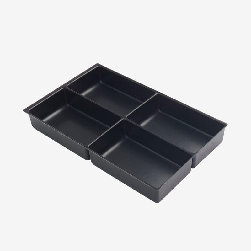 Bisley 4 compartment insert tray with label slots inside a Multidrawer unit