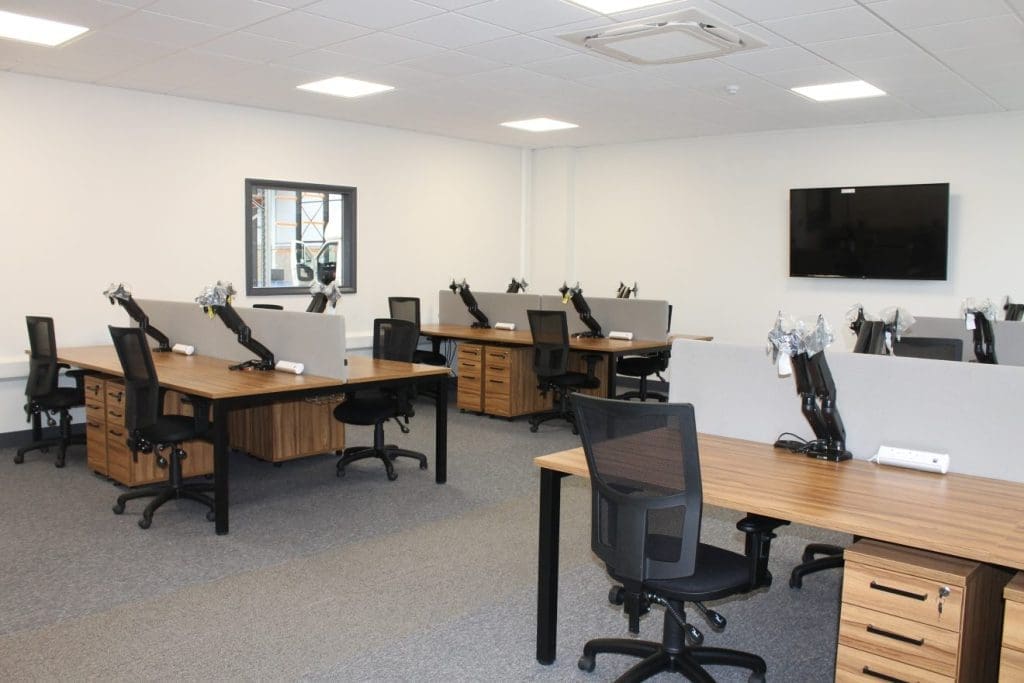 Breakout area and desk installation for Connect IT in Southampton office space