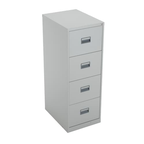 TC steel 3 drawer filing cabinet with lockable drawers and full extension