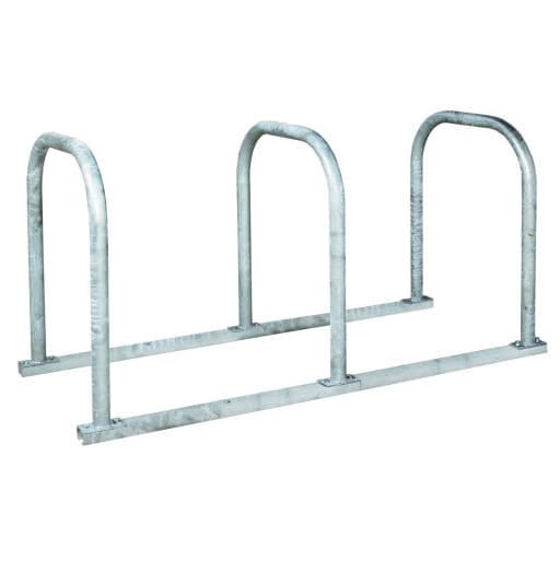 Compact Sheffield bike rack with multiple loops – 1730mm width