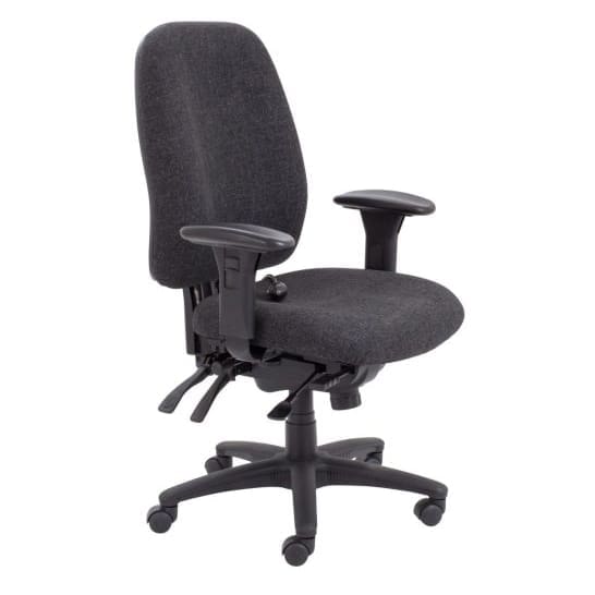 Posture Vista High Back Chair with lumbar support and adjustable arms