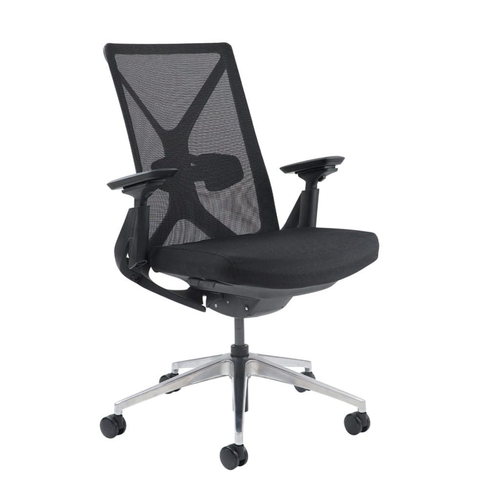 Paxton Triple P Task Chair with mesh back and aluminium base
