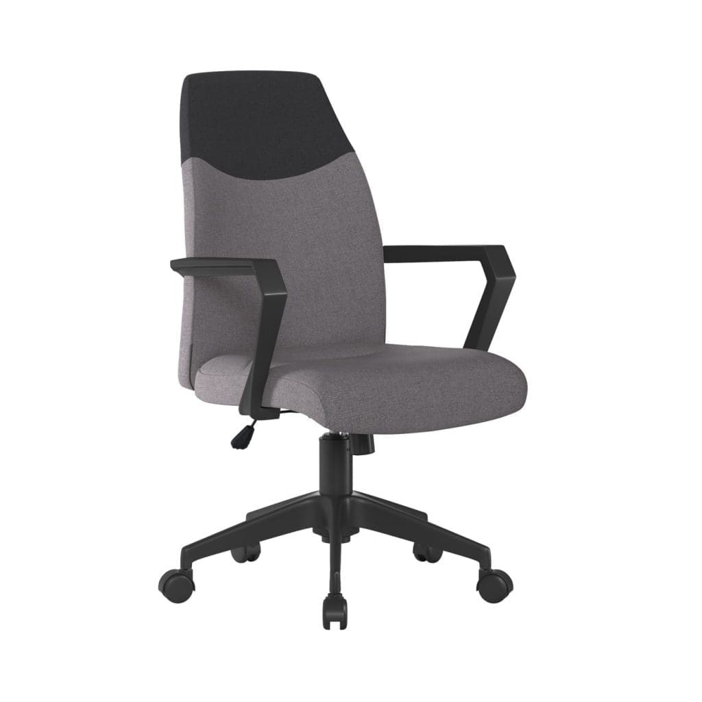 High back executive leather chair with bonded leather and swivel base