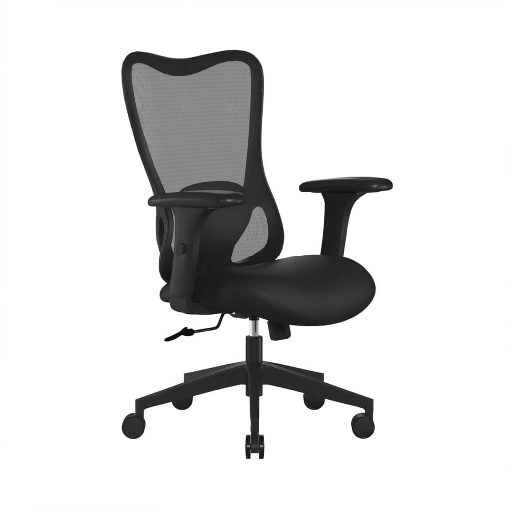 Ergonomic mesh office chair with lumbar support