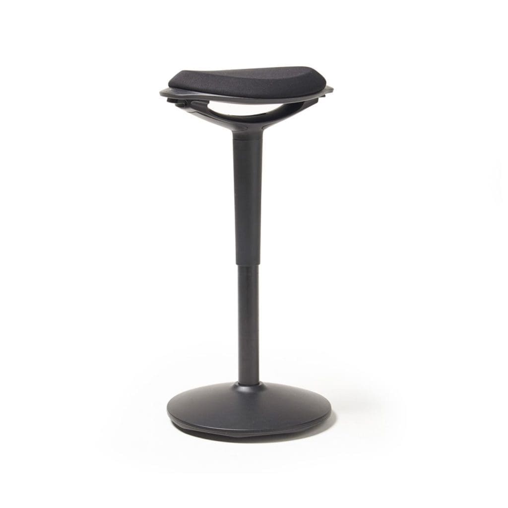 Ava active stool with fabric seat and adjustable gas-lift base