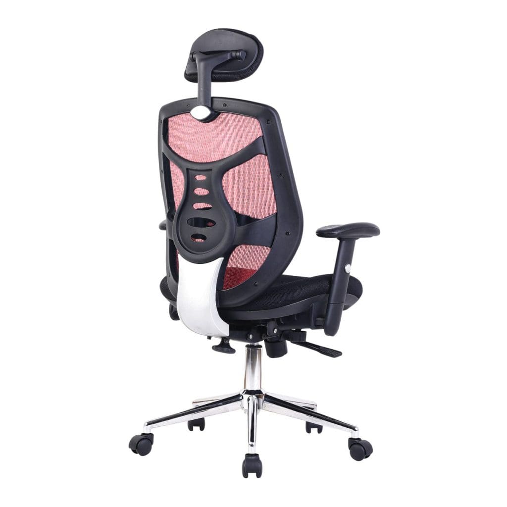Polaris - High Back Mesh Executive Armchair with Adjustable Headrest - Image 11